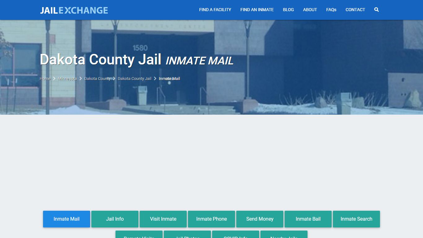 Dakota County Jail Inmate Mail Policies | Hastings,